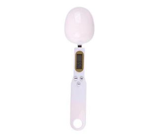 Kitchen Scale Measuring Spoon Scale (Option: White)